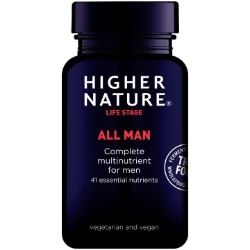 ALL MAN TRUE FOOD (ΠΟΛΥΘΡΕΠΤΙΚΗ ΦΟΡΜΟΥΛΑ ΓΙΑ ΤΟΝ ΑΝΤΡΑ) HIGHER NATURE 90caps 